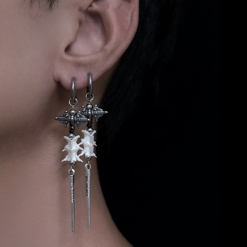 Men Accessories Ethnic - إكسسوارات مجوهرات للنساء والرجال، أقراط على