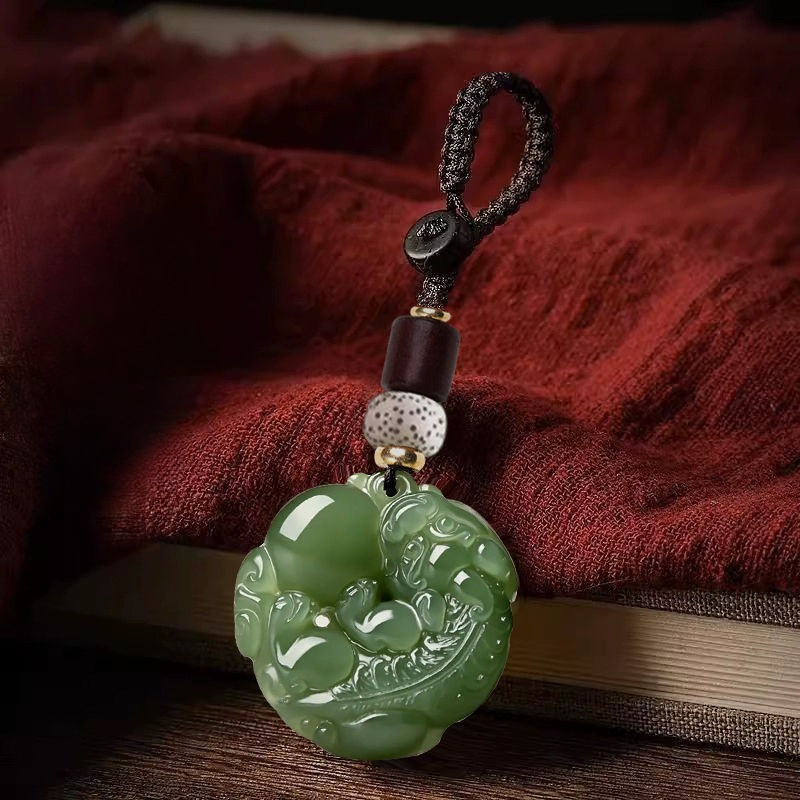 Men Accessories Ethnic - الصين-شيك نمط Pixiu مفتاح سلسلة حقيبة