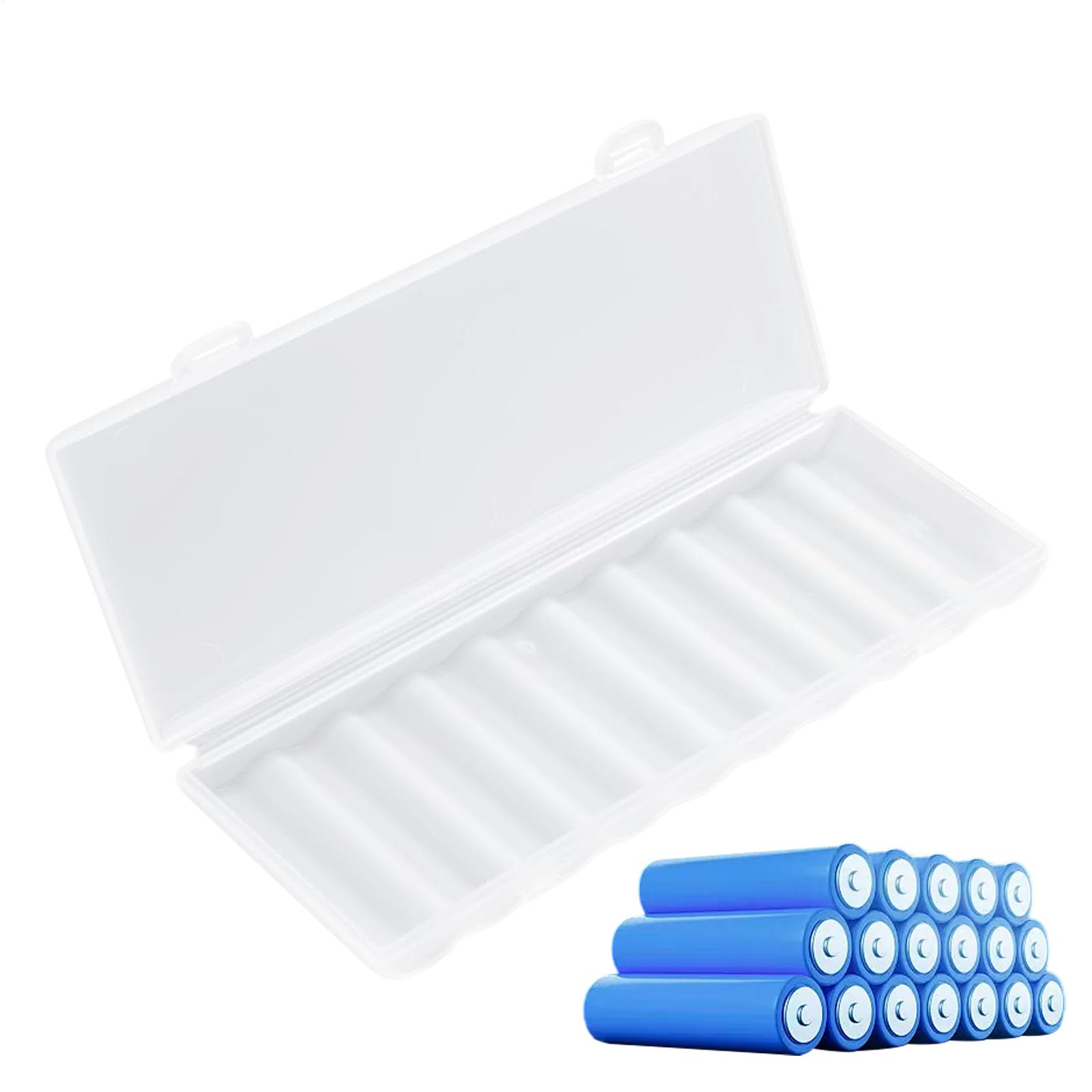 Men Accessories Organiser - صندوق تخزين بطاريات بلاستيكي شفاف محمول