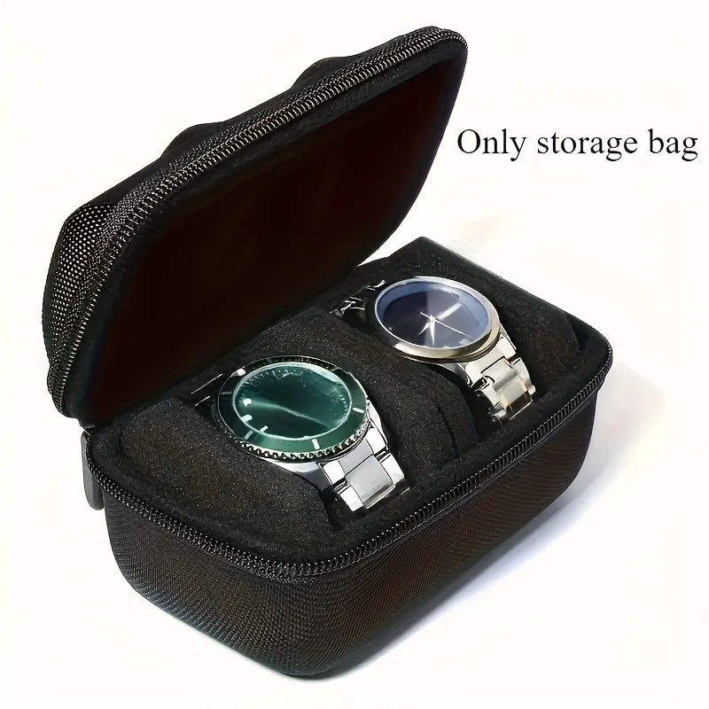 Men Accessories Organiser - حقيبة سفر للساعة بفتحتين من هارد