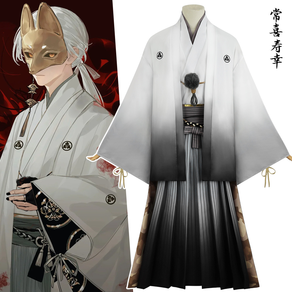 Men'S Kimono Accessories - قناع رجل الثعلب التأثيري أنيمي هيل