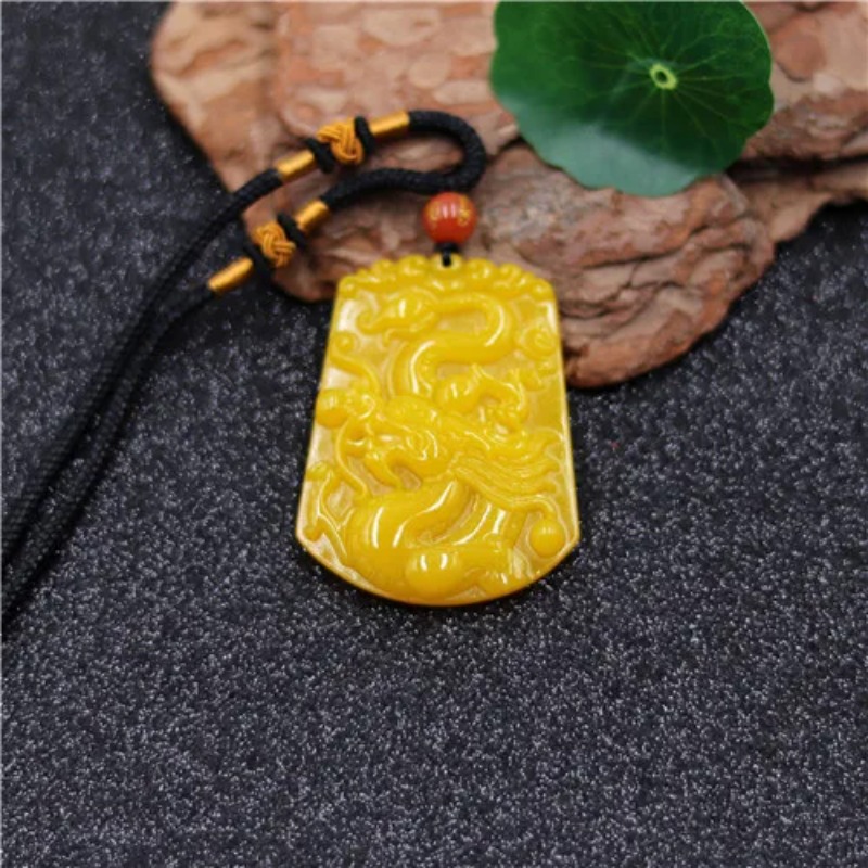 قلادة من اليشم اليشم اليشم الأ - مراجعة Men'S Yellow Accessories وسعره