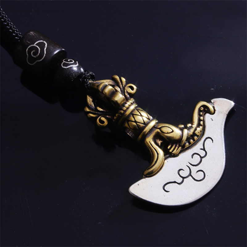 قلادة فاجرا على شكل فأس بأسلوب - مراجعة Men Accessories Ethnic وسعره