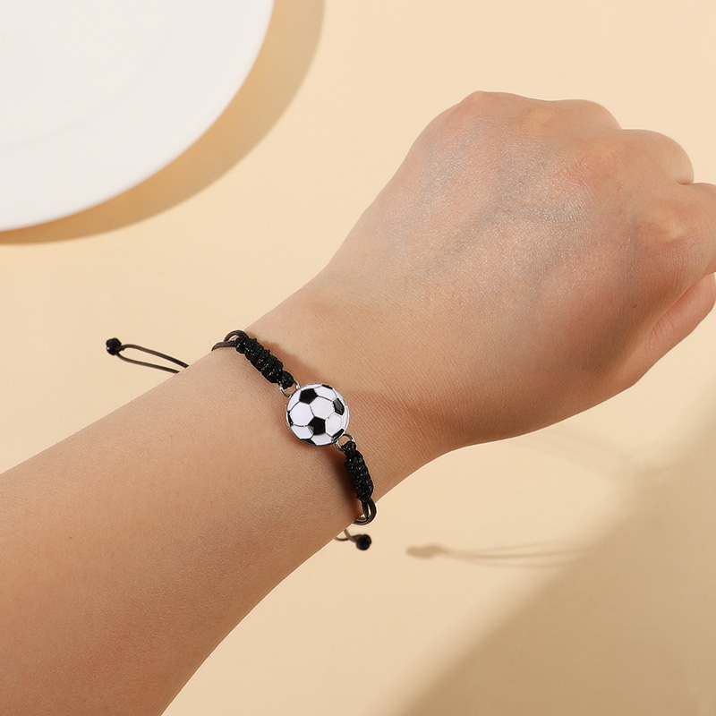 5/10 قطع سوار كرة قدم منسوج يد - مراجعة Men Accessories For Wrist وسعره