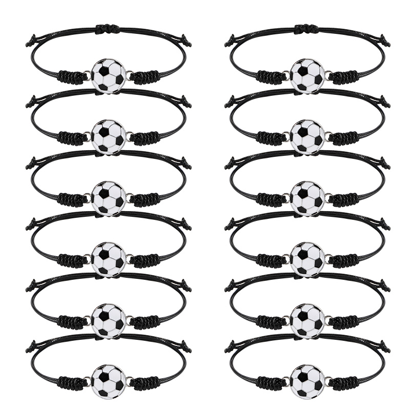 5/10 قطع سوار كرة قدم منسوج يد - مراجعة Men Accessories For Wrist وسعره