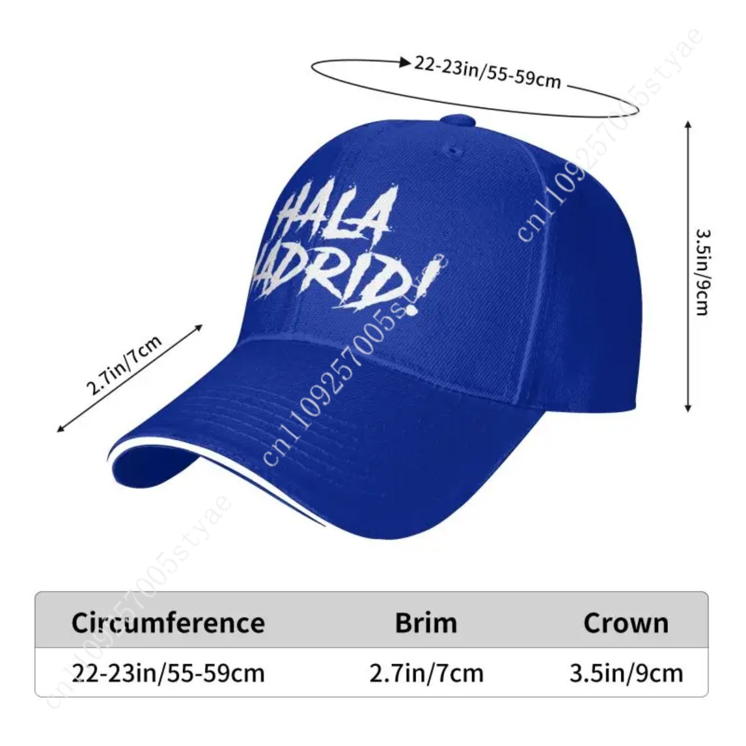 قبعة بيسبول مطبوعة بحروف هالا  - مراجعة Hat Snapback Cap وسعره