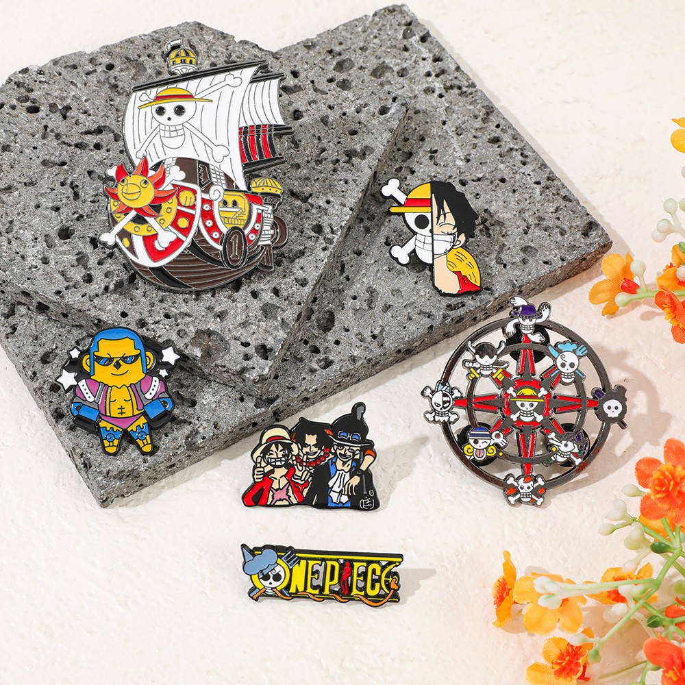 مجموعة من 6 دبابيس مينا أنيمي  - مراجعة Lapel Pin Enamel وسعره