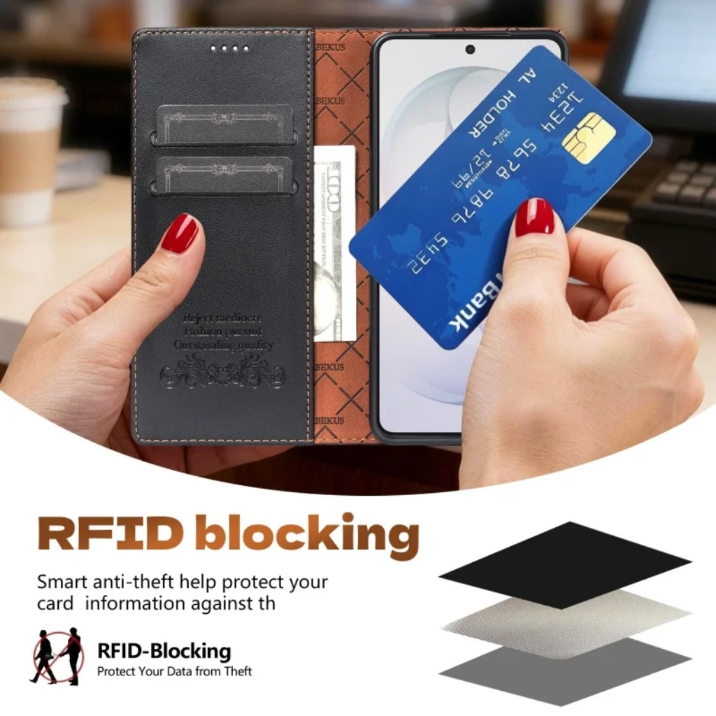 محفظة بطاقات مانعة لتقنية RFID - مراجعة Phone Wallet Combo وسعره