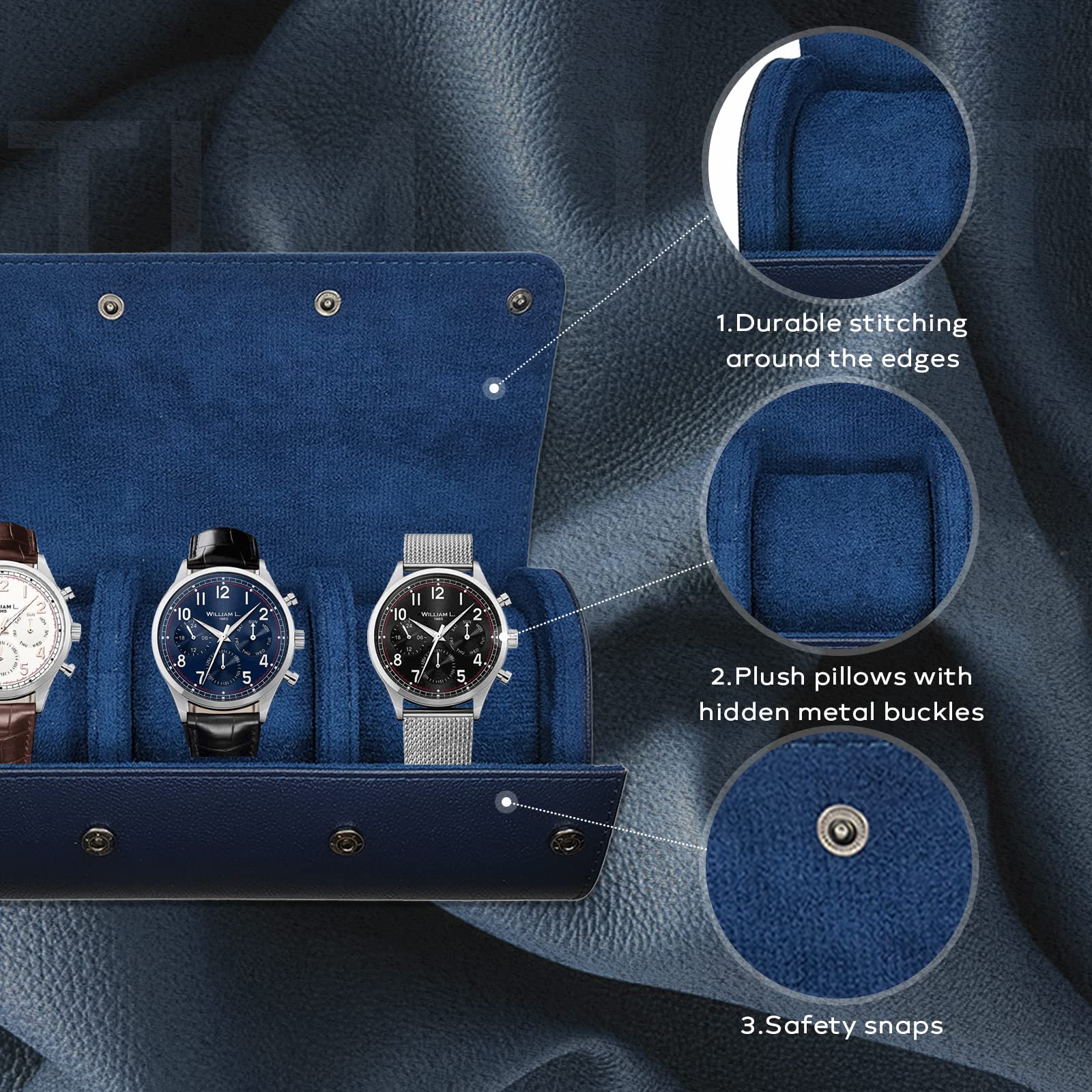 حافظة ساعات للسفر - حقيبة لف ا - مراجعة Men Accessories Organiser وسعره