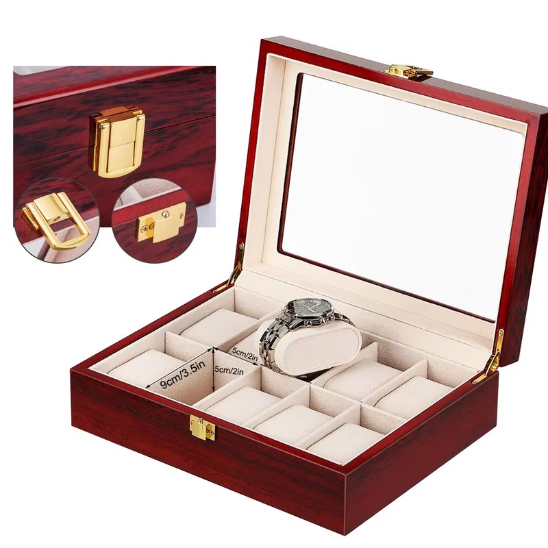 منظم خشبي للمجوهرات والساعات م - مراجعة Men Accessories Organiser وسعره