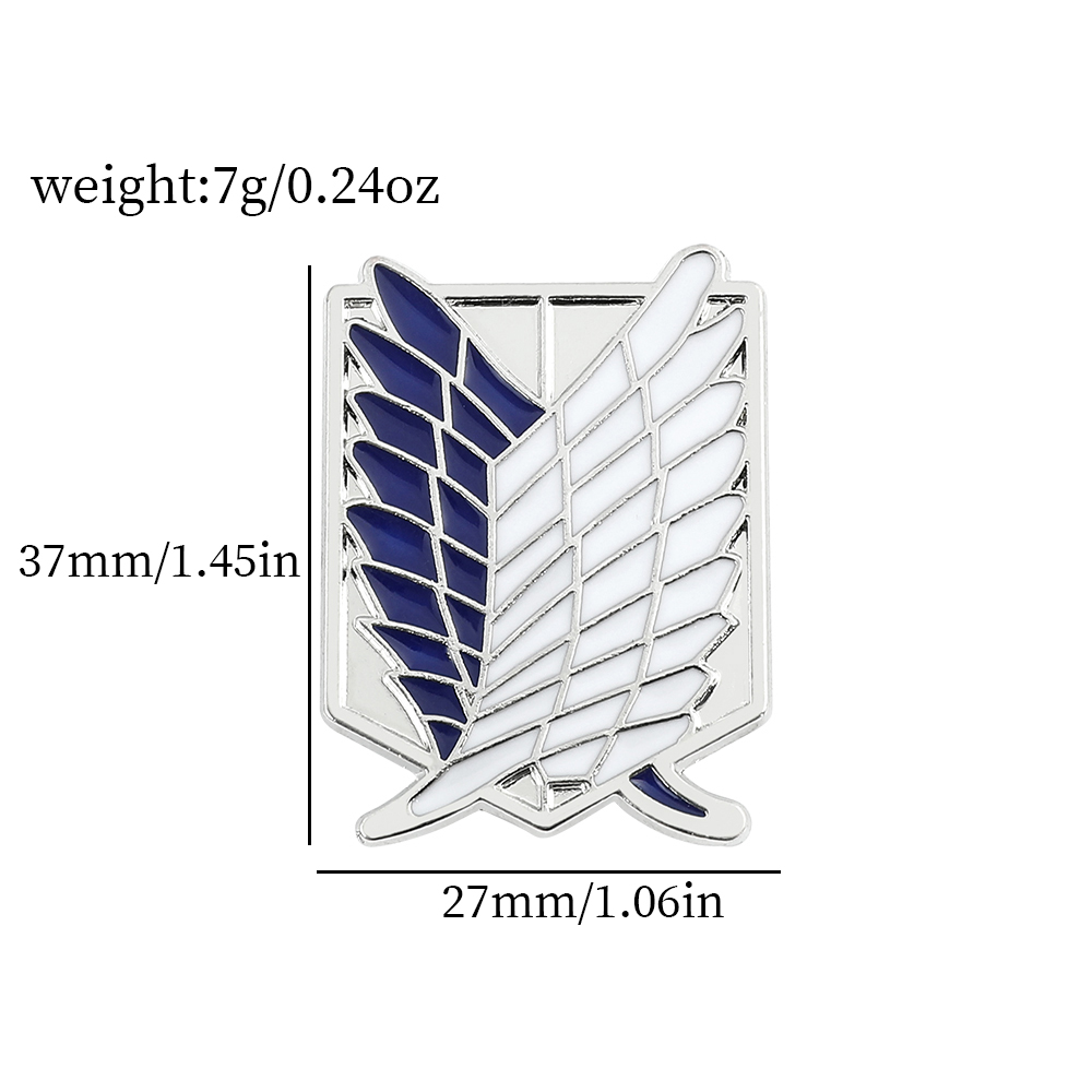 بروش مينا أنمي هجوم العمالقة،  - مراجعة Lapel Pin Enamel وسعره