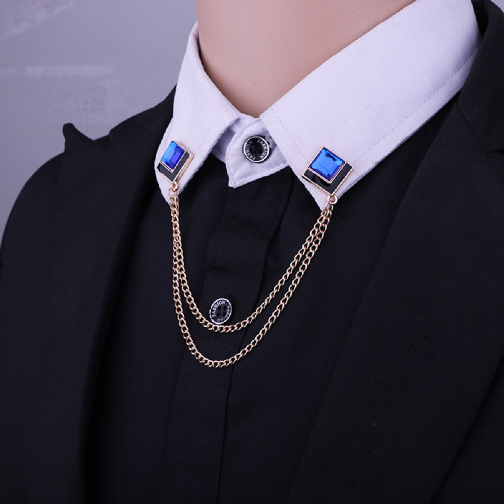 دبوس طية صدر السترة بسلسلة كري - مراجعة Men'S Accessories Clothing وسعره