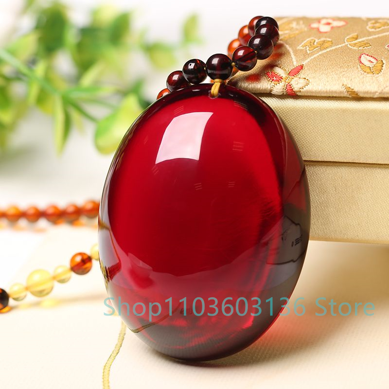 شمع العسل الطبيعي قلادة منحوتة - مراجعة Men Accessories Ethnic وسعره