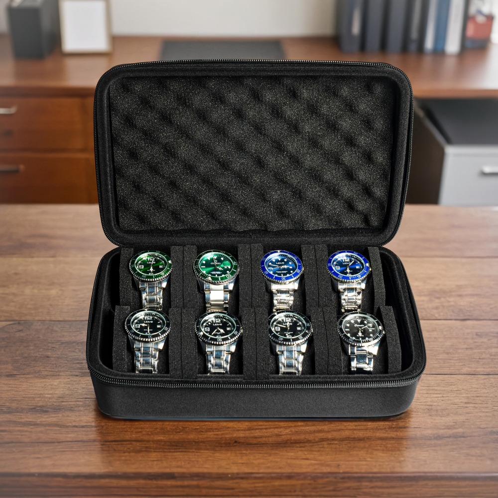منظم صندوق الساعة ذو 8 فتحات/ع - مراجعة Men Accessories Organiser وسعره