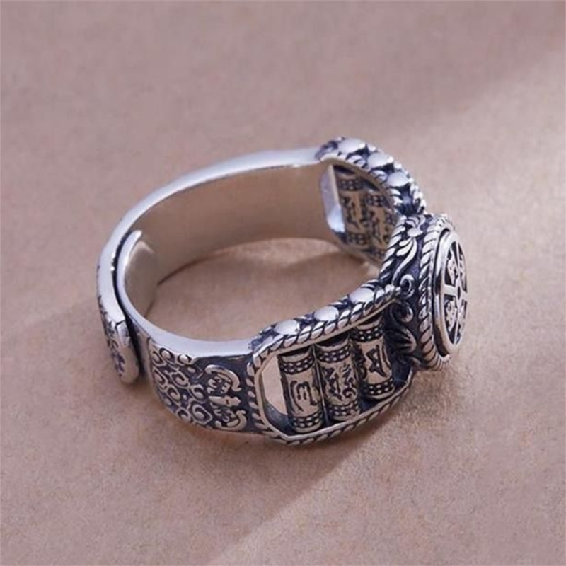 خاتم رجالي بتصميم عرقي مع سداس - مراجعة Men Accessories Ethnic وسعره