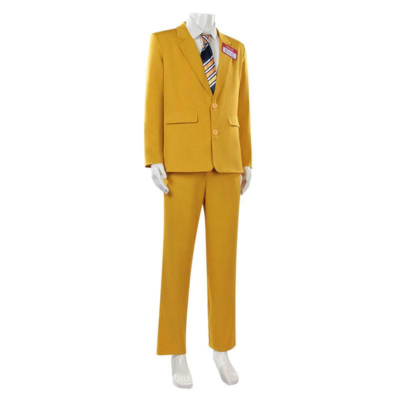 طقم بدلة رجالية صفراء بتصميم ر - مراجعة Men'S Yellow Accessories وسعره