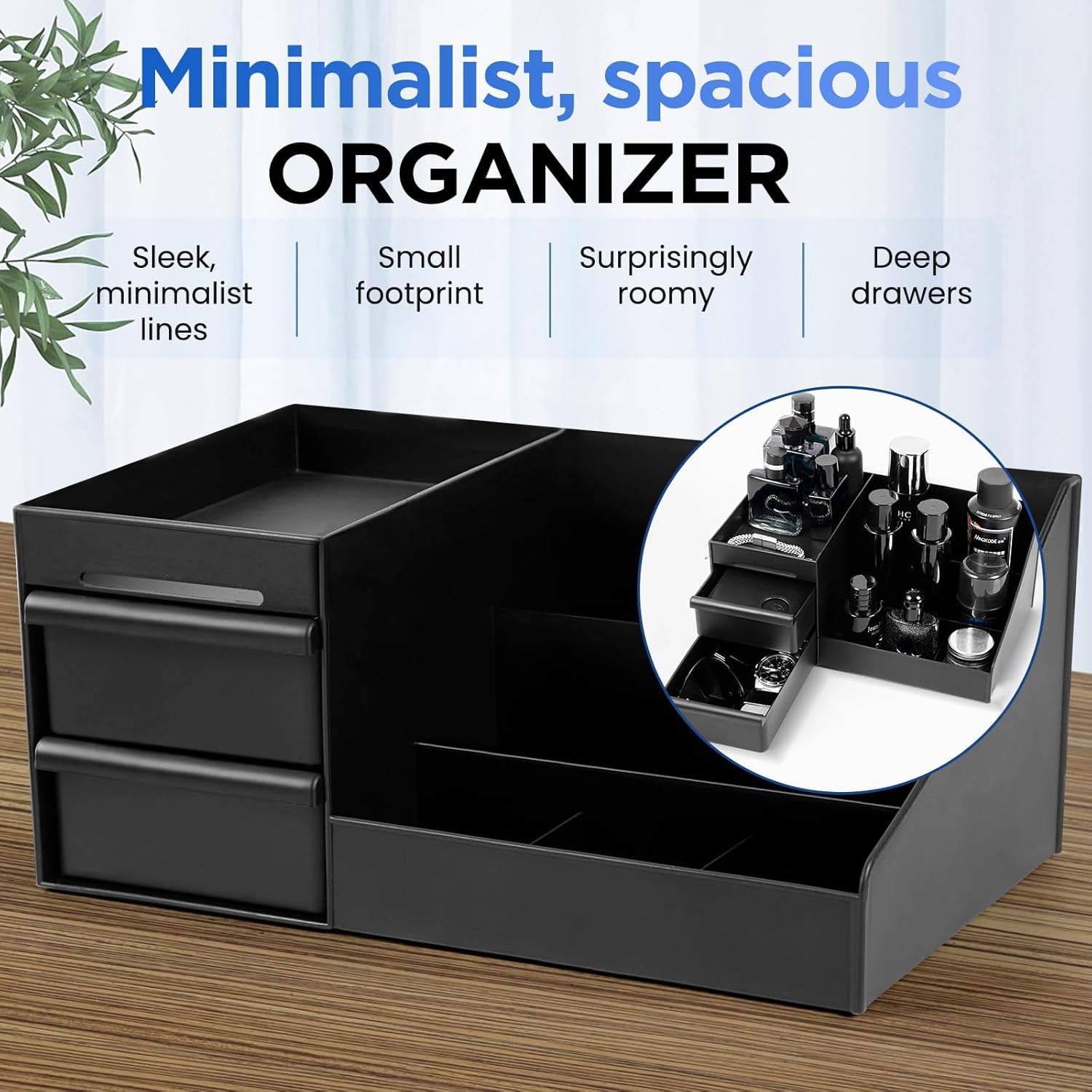 صندوق تخزين مستحضرات التجميل ل - مراجعة Men Accessories Organiser وسعره