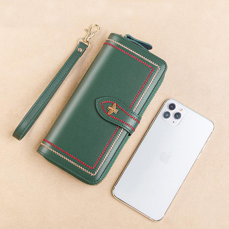 محافظ جلدية حقيقية النساء مخلب - مراجعة Phone Wallet Combo وسعره