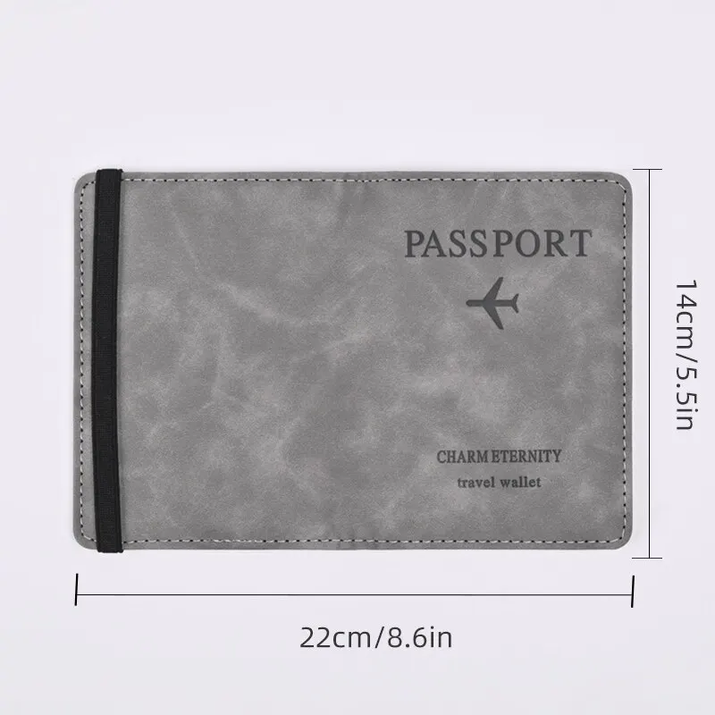 الرجال محفظة من جلد PU جواز سف - مراجعة Passport Wallet Rfid وسعره