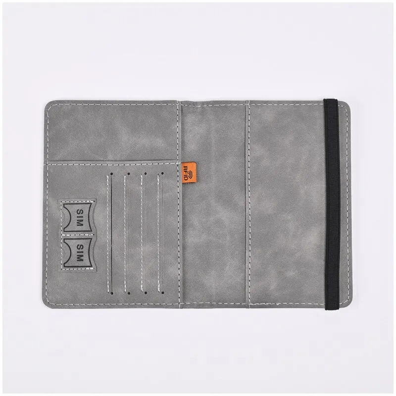 الرجال محفظة من جلد PU جواز سف - مراجعة Passport Wallet Rfid وسعره